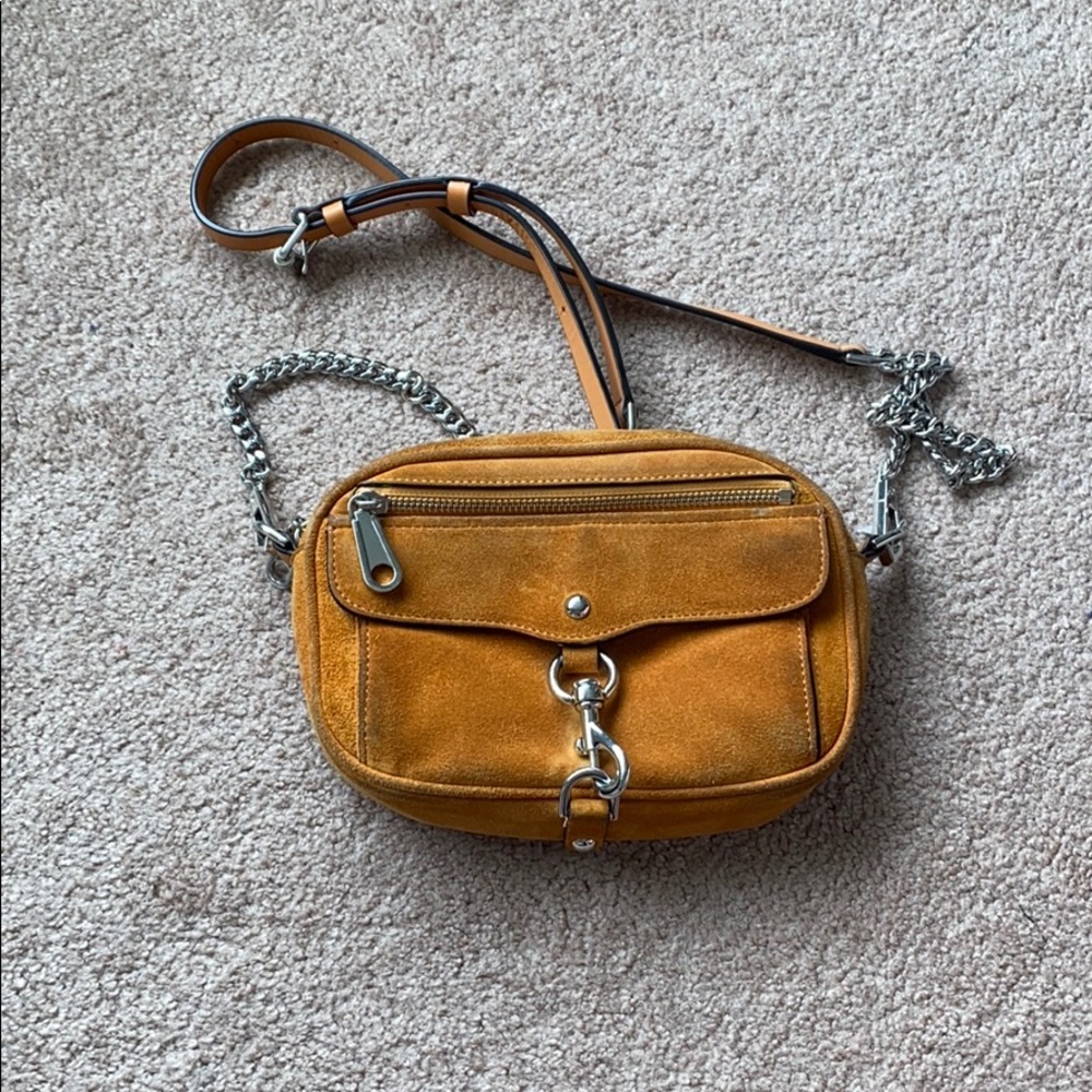 Rebecca Minkoff Brown Leather crossbody purse